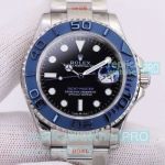 Swiss Replica Rolex Yacht-master NEW Blueberry Bezel 40 Watch 2836 Stainless Steel